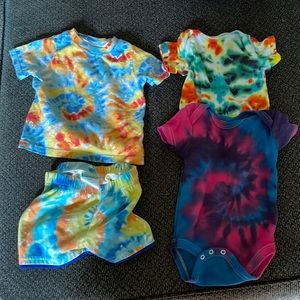 Tie dye bundle 3-6 months